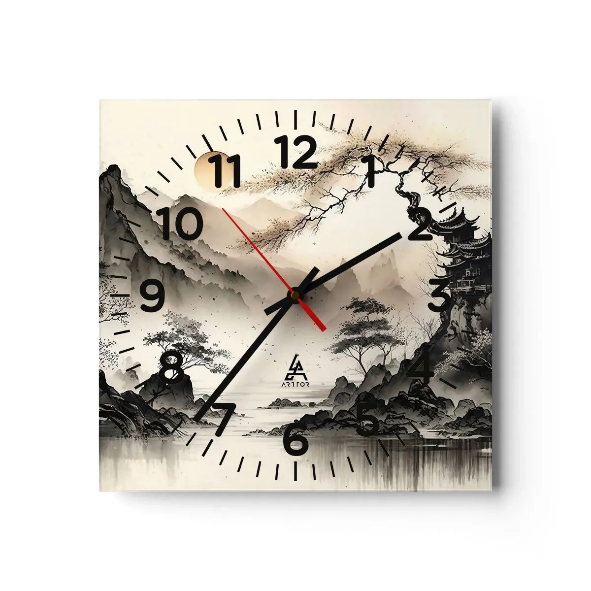 Horloge murale - Pendule murale - Le charme unique de l'Orient - 30x30 cm
