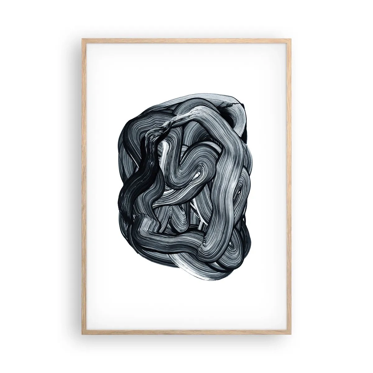 Affiche dans un chêne clair - Poster - Ce n'est pas si simple - 70x100 cm