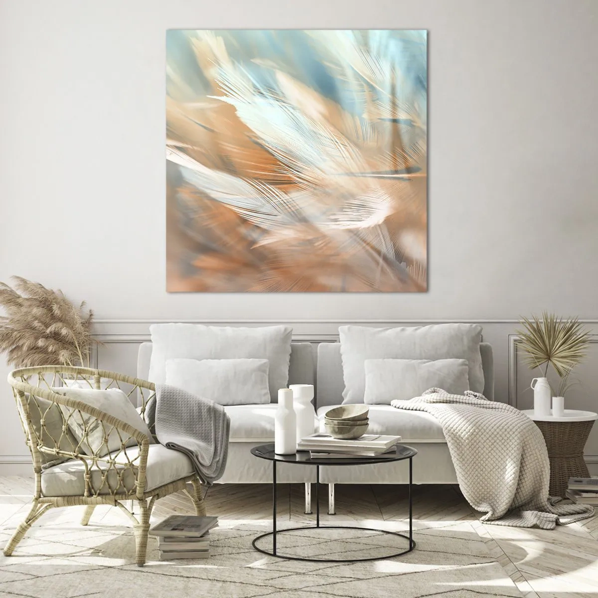 Impression sur verre - Image sur verre - Au pays de la douceur - 50x50 cm