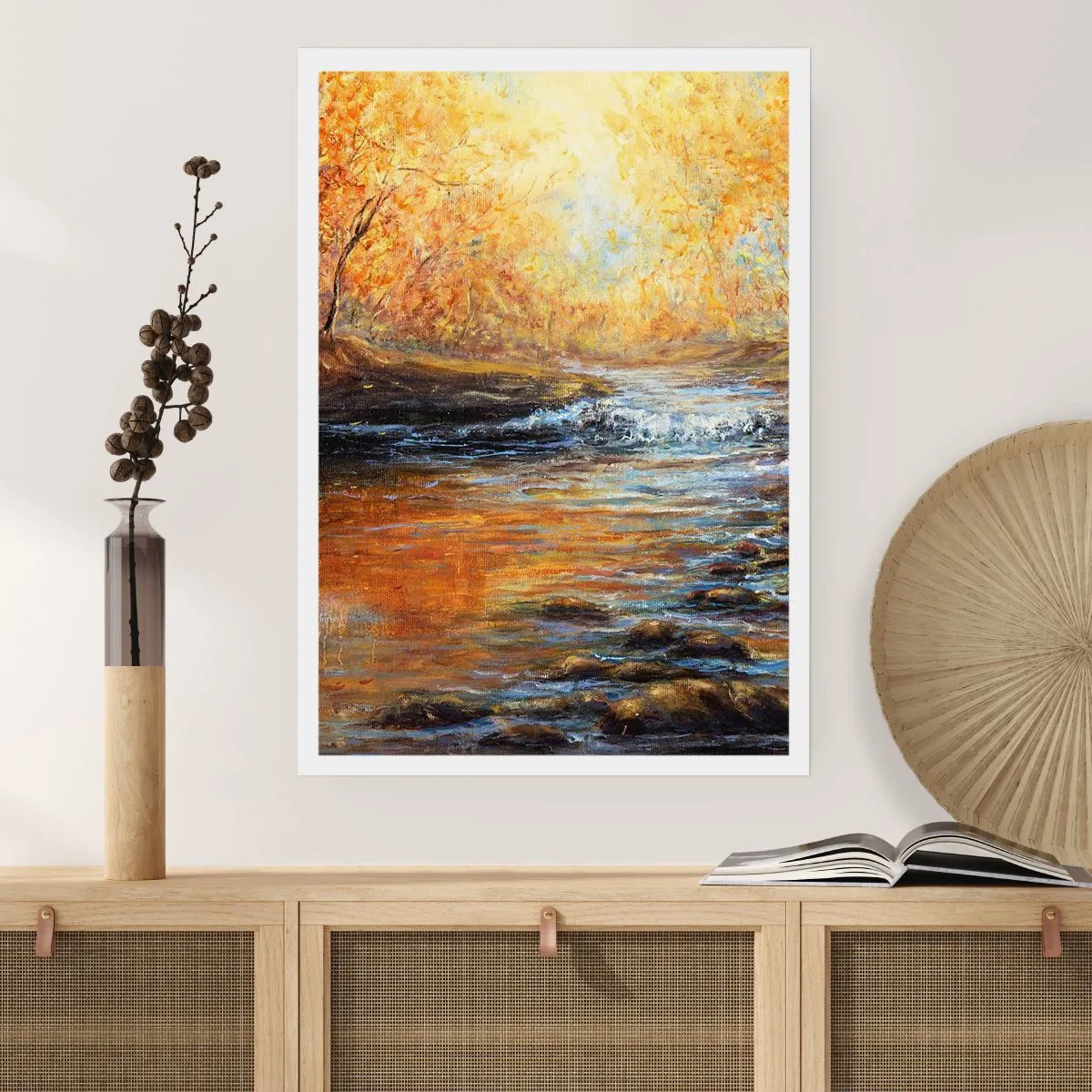 Affiche - Poster - Le ruisseau d'or - 70x100 cm