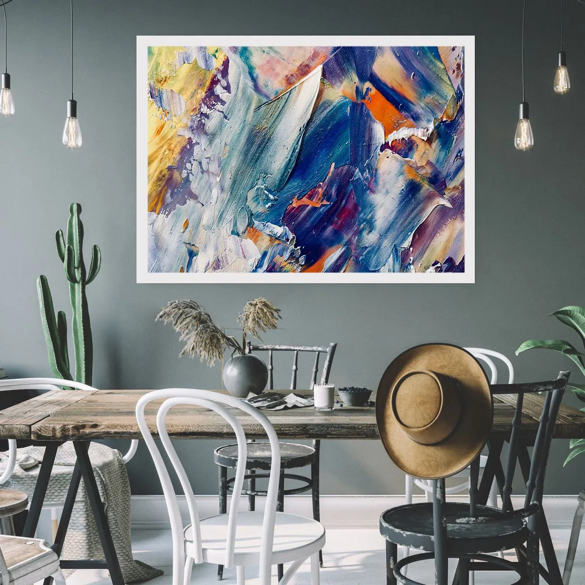 Affiche - Poster - Confusion des couleurs - 70x50 cm