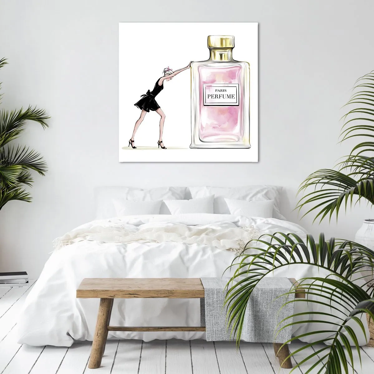 Impression sur toile - Image sur toile - L'essence des femmes - 30x30 cm