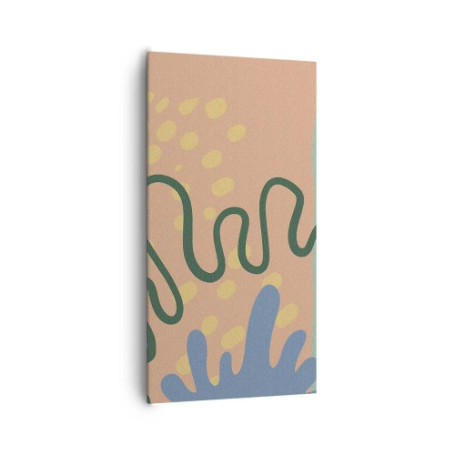 Impression sur toile - Image sur toile - Abstraction : diversité de la nature - 65x120 cm