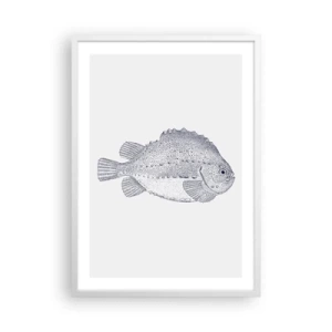 Affiche dans un cadre blanc - Poster - Pour l'album du naturaliste - 50x70 cm