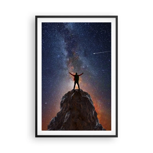 Affiche dans un cadre noir - Poster - Le force est avec moi! - 61x91 cm