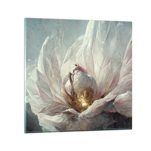 Impression sur verre - Image sur verre - Il fleurit une fois tous les cent ans - 40x40 cm