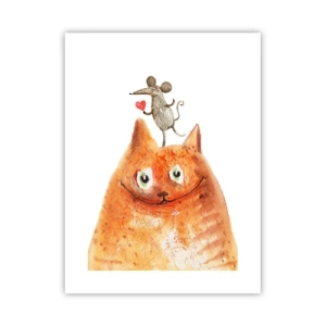 Affiche - Poster - Amour paradoxal - 30x40 cm