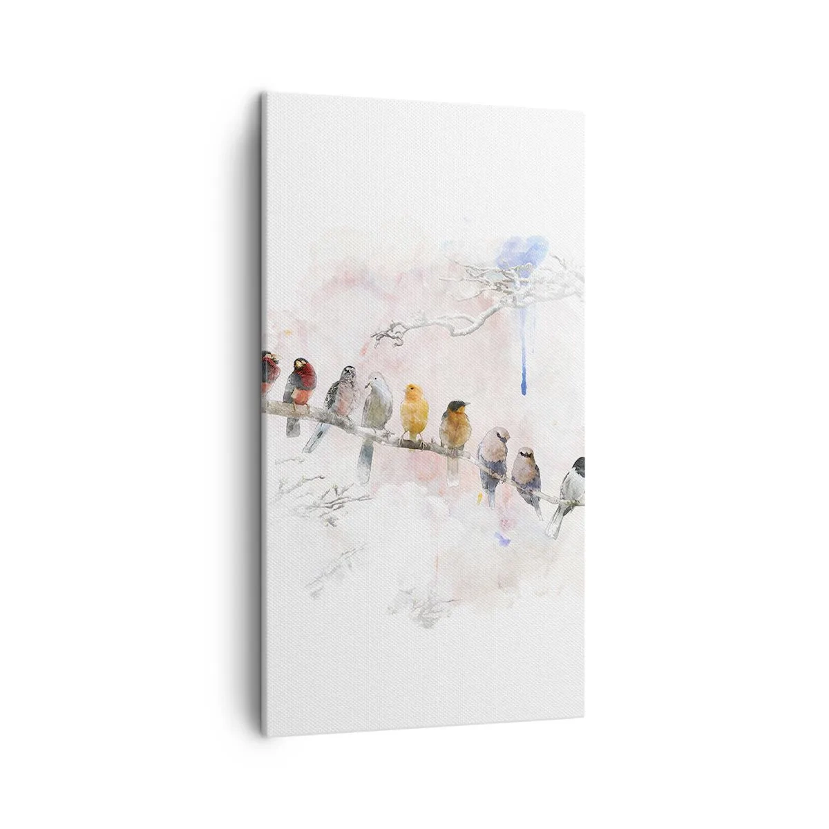 Impression sur toile - Image sur toile - Rencontre ailée - 45x80 cm