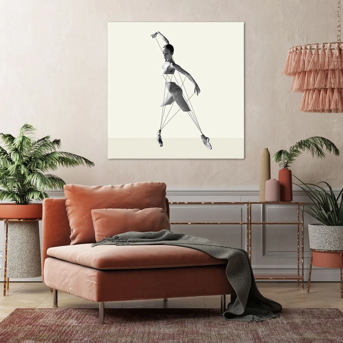 Impression sur toile - Image sur toile - Dans le théatre de la vie - 60x60 cm