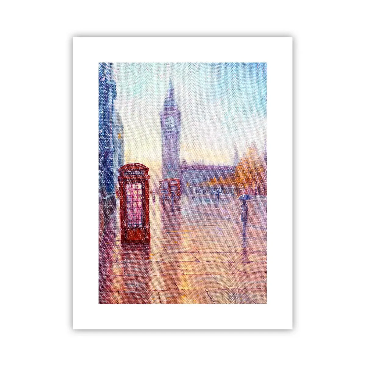Affiche - Poster - Jour automnal londonien - 30x40 cm