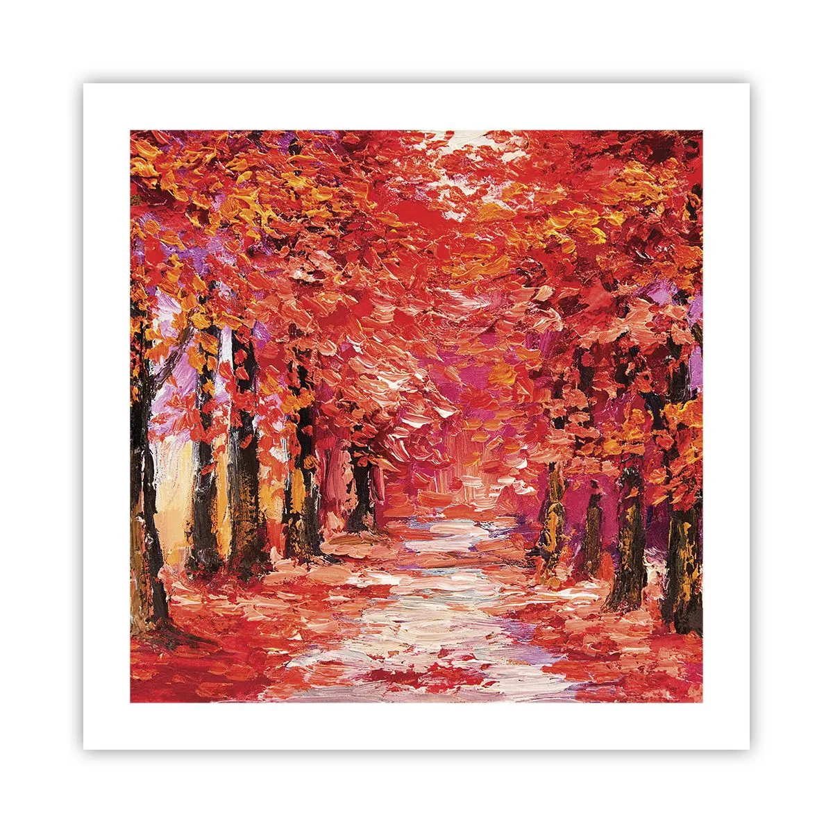 Affiche - Poster - Impression d'automne - 50x50 cm