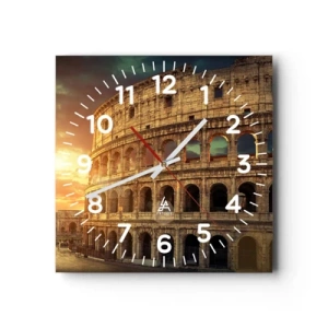 Horloge murale - Pendule murale - Une impression colossale - 40x40 cm