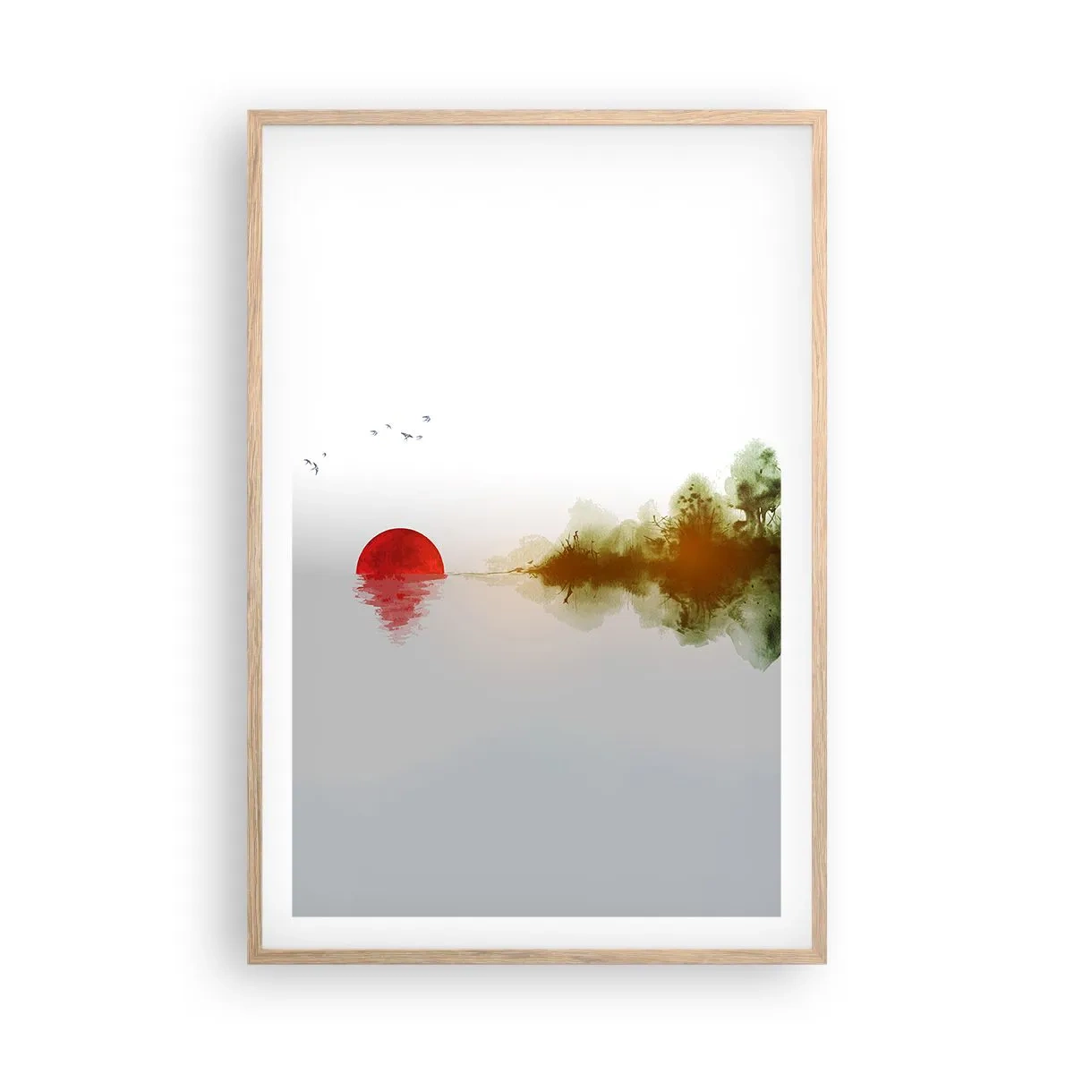 Affiche dans un chêne clair - Poster - Une promesse de paix - 61x91 cm