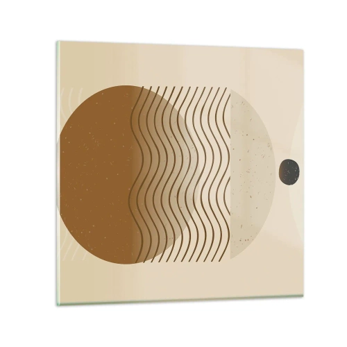 Impression sur verre - Image sur verre - Sur l'origine des figures géométriques - 40x40 cm