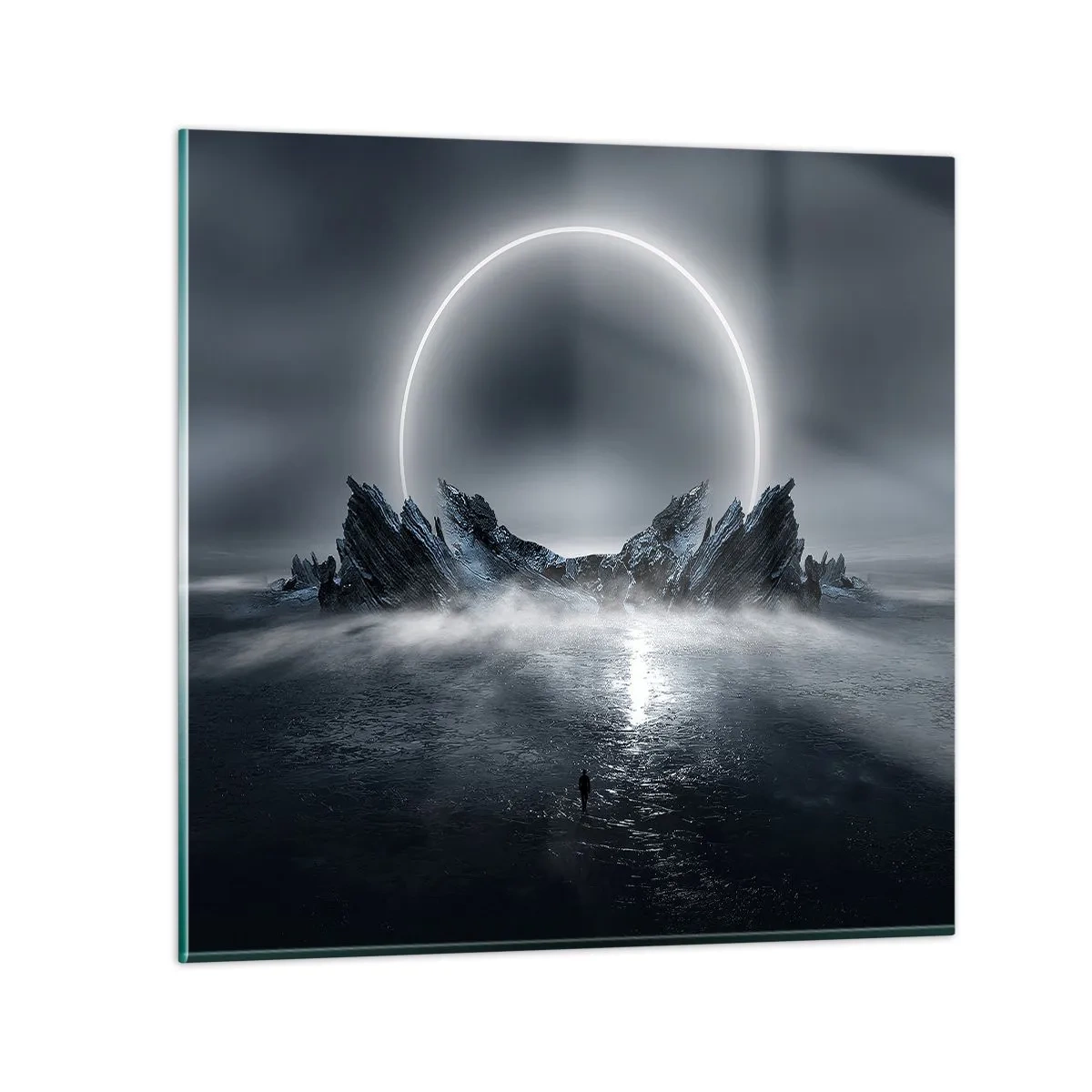 Impression sur verre - Image sur verre - La fin de l'histoire - 30x30 cm