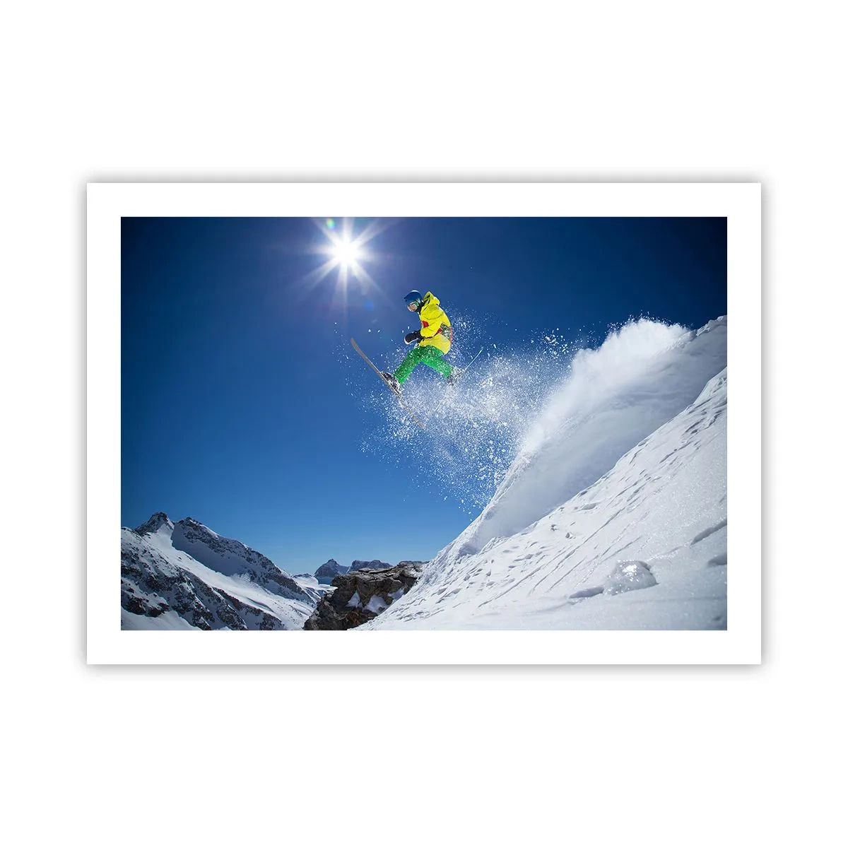 Affiche - Poster - Danse avec les montagnes - 70x50 cm