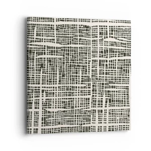 Impression sur toile - Image sur toile - Composition tissée - 40x40 cm