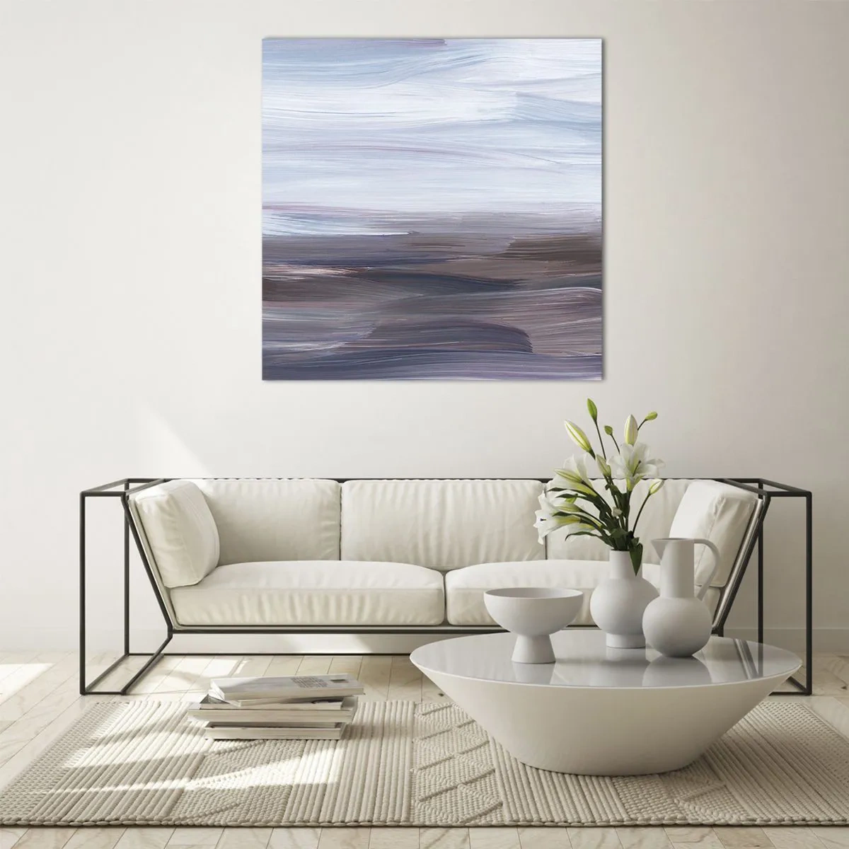 Impression sur verre - Image sur verre - Éléments : eau - 50x50 cm