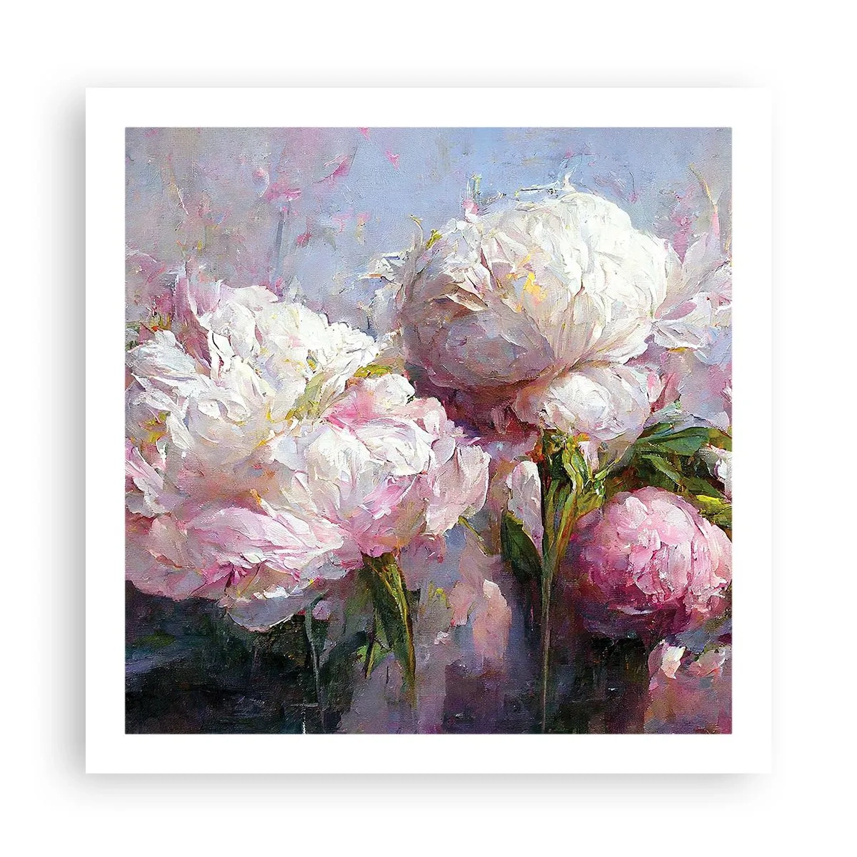 Affiche - Poster - Un bouquet plein de vie - 60x60 cm