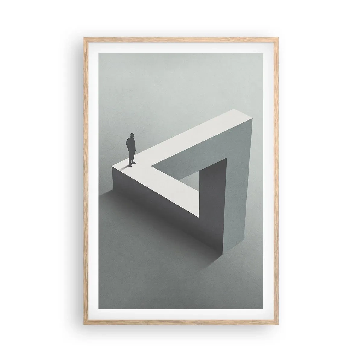 Affiche dans un chêne clair - Poster - Mais c'est possible - 61x91 cm