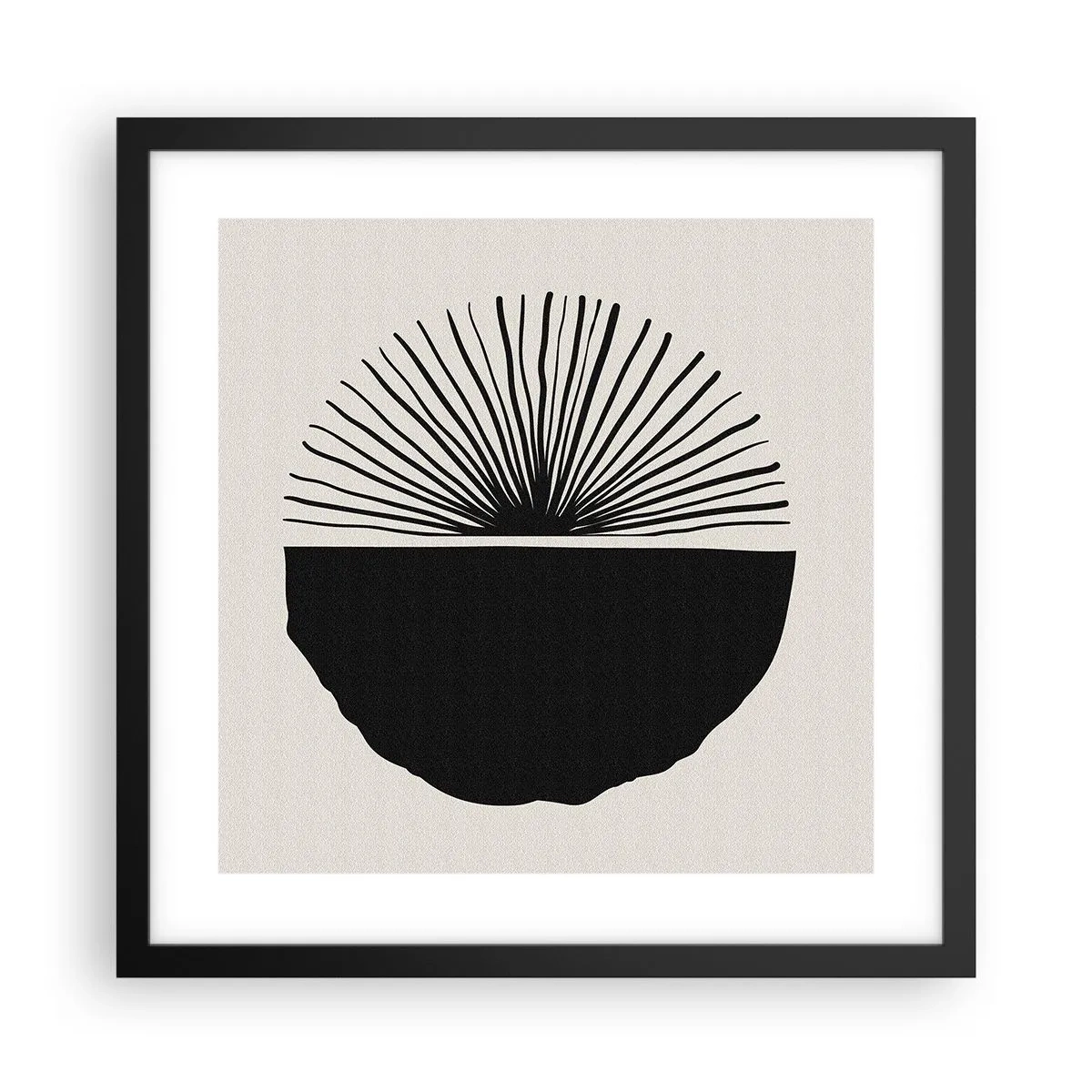 Affiche dans un cadre noir - Poster - Une gamme de possibilités - 40x40 cm