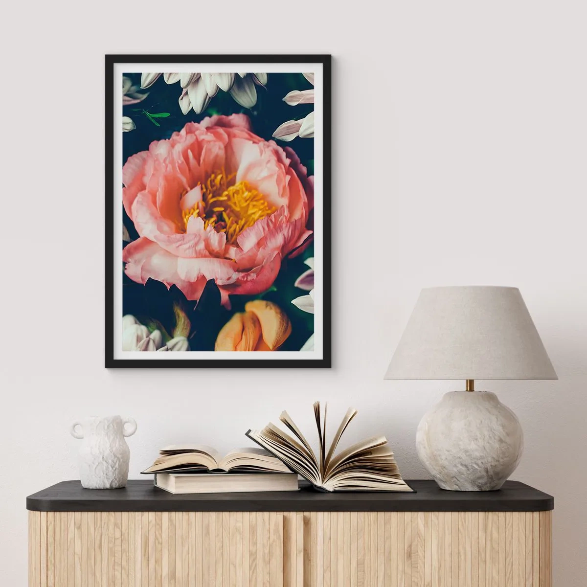 Affiche dans un cadre noir - Poster - Splendeur baroque - 61x91 cm