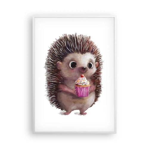 Affiche dans un cadre blanc - Poster - La fête c'est tous les jours - 70x100 cm