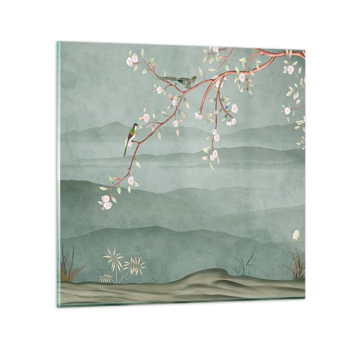 Impression sur verre - Image sur verre - Printemps oh c'est toi - 60x60 cm