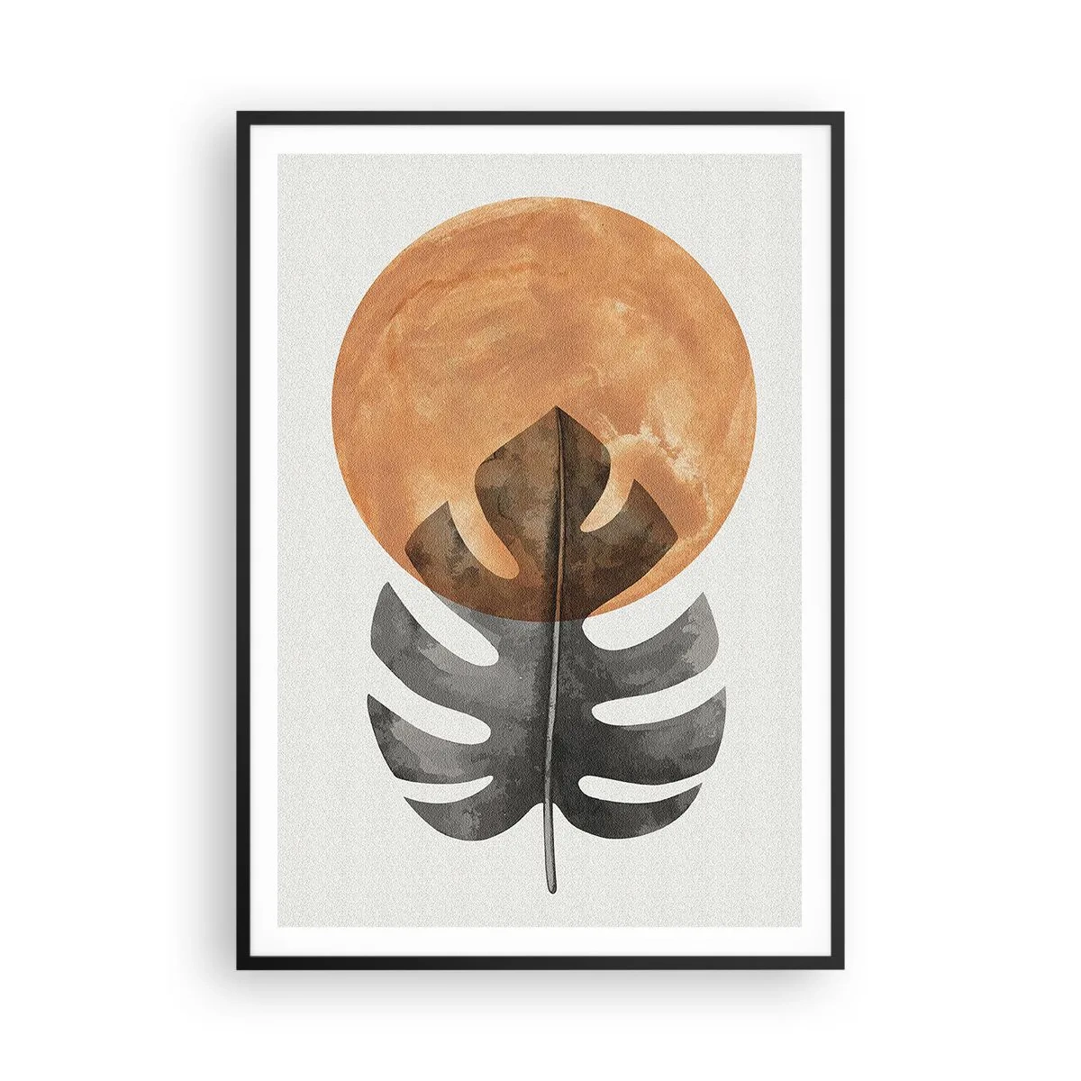 Affiche dans un cadre noir - Poster - Toujours le soleil - 70x100 cm