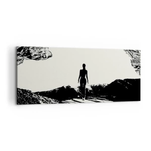 Impression sur toile - Image sur toile - Nouveau look - 100x40 cm