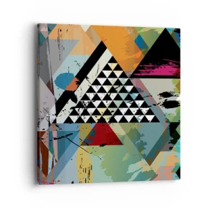 Impression sur toile - Image sur toile - Comme c'est facile - 40x40 cm