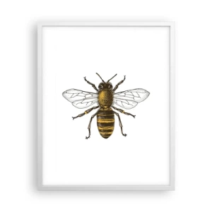 Affiche dans un cadre blanc - Poster - Belle et bonne - 40x50 cm