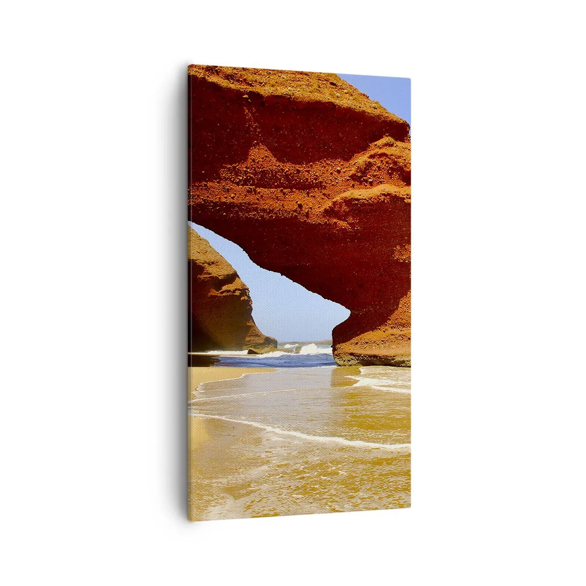 Impression sur toile - Image sur toile - L'eau et le vent depuis des milliers d'années - 55x100 cm