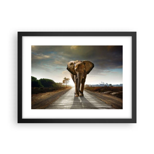 Affiche dans un cadre noir - Poster - Et pas du tout en porcelaine - 40x30 cm