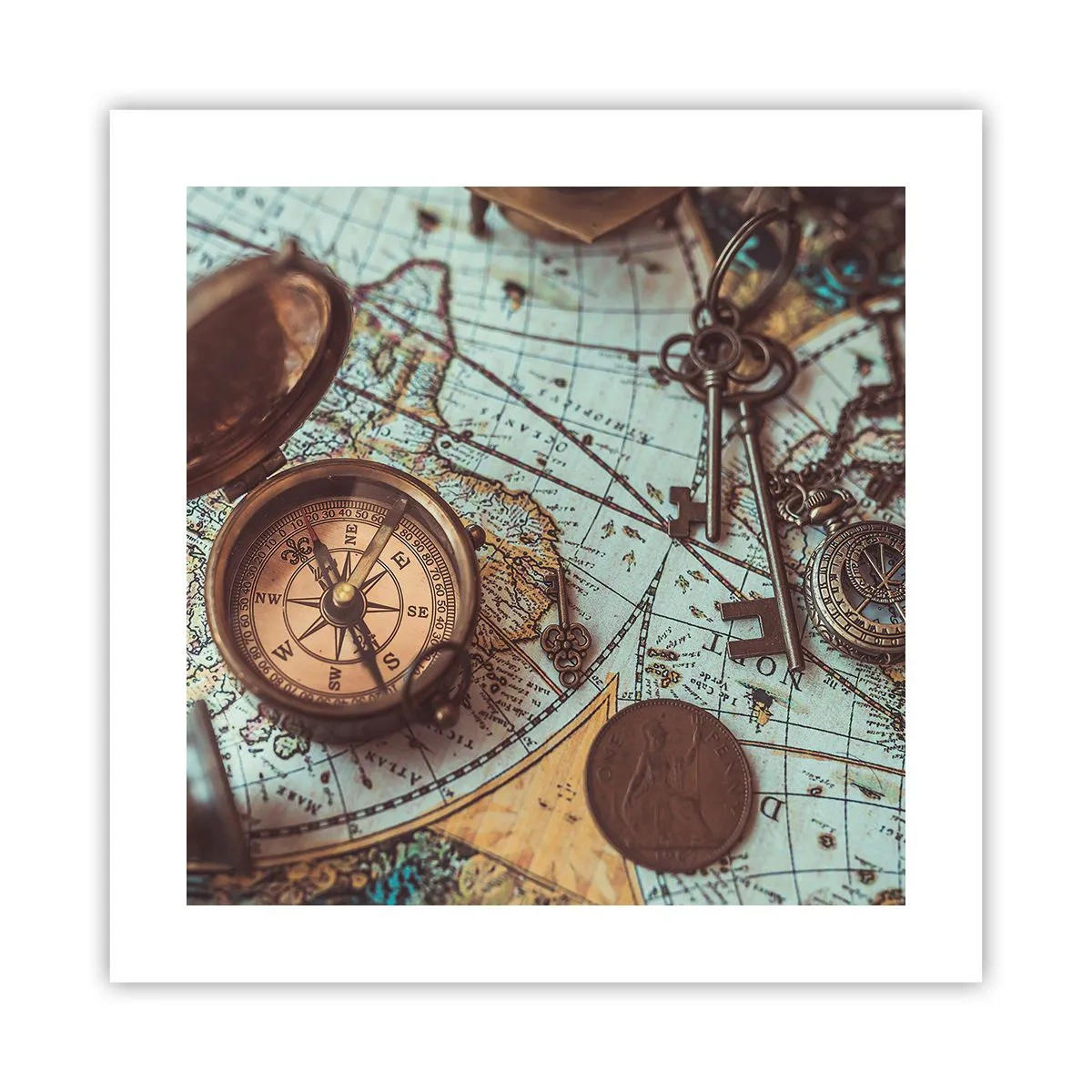 Affiche - Poster - Pour ceux qui recherche l'aventure - 40x40 cm