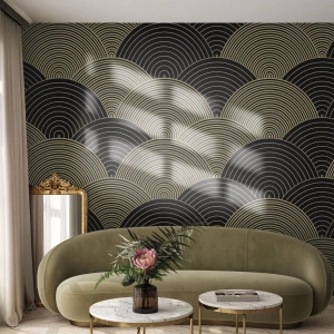 Papier Peint Photo Premium Sand - Unité dans la multiplicité - Abstraction, Graphique, Les quartiers - 300x210 cm