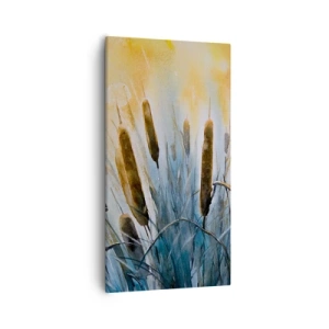 Impression sur toile - Image sur toile - Fraicheur de l'eau, chaleur du soleil - 55x100 cm