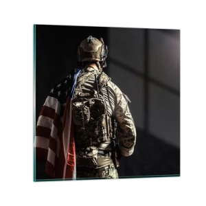 Impression sur verre - Image sur verre - C'est exactement pour ça - 30x30 cm