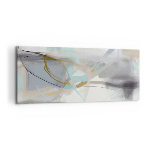 Impression sur toile - Image sur toile - Abstraction brumeuse - 100x40 cm