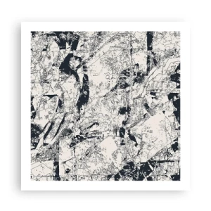 Affiche - Poster - Interpénétration des contraires - 60x60 cm