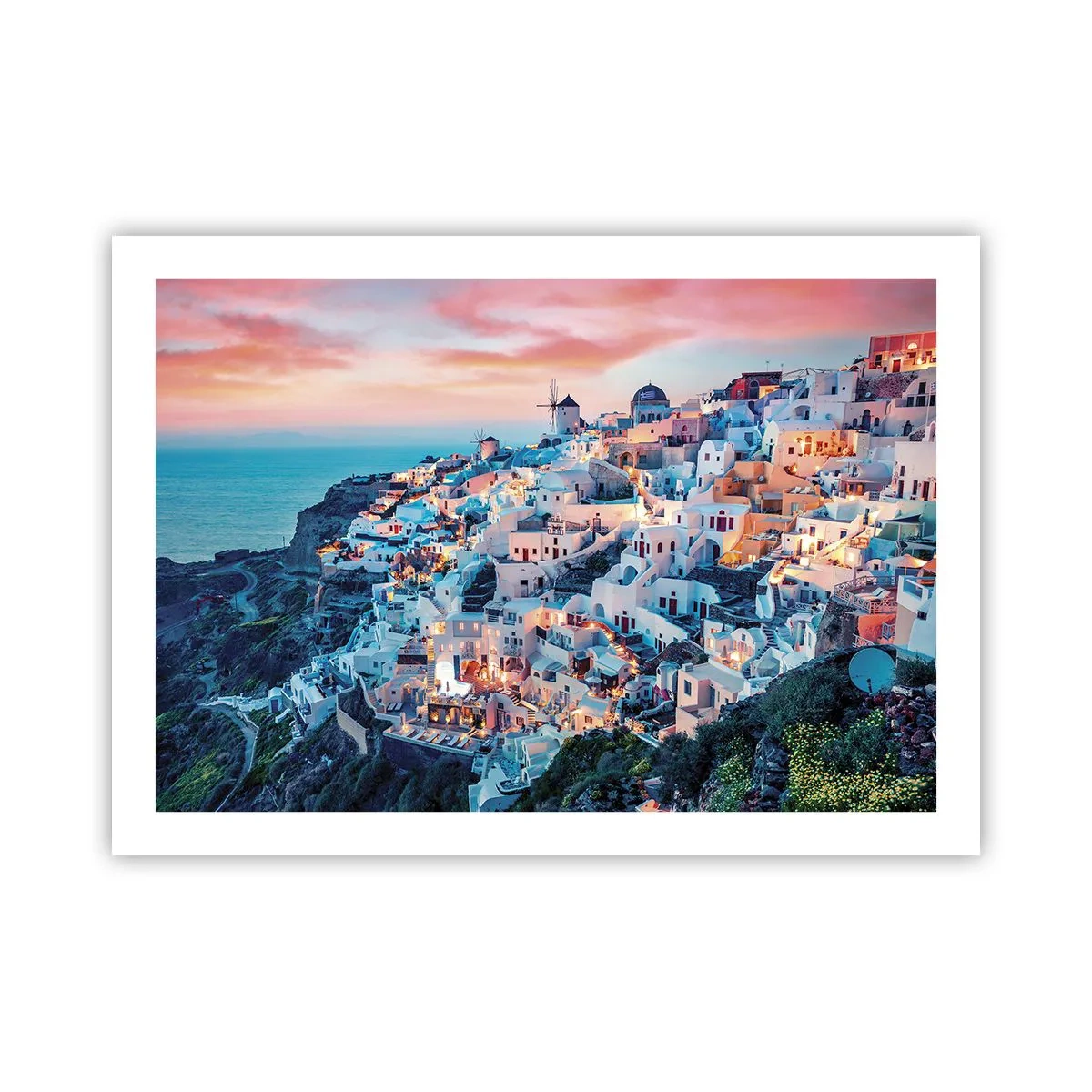 Affiche - Poster - Vos grandes vacances en Grèce - 70x50 cm
