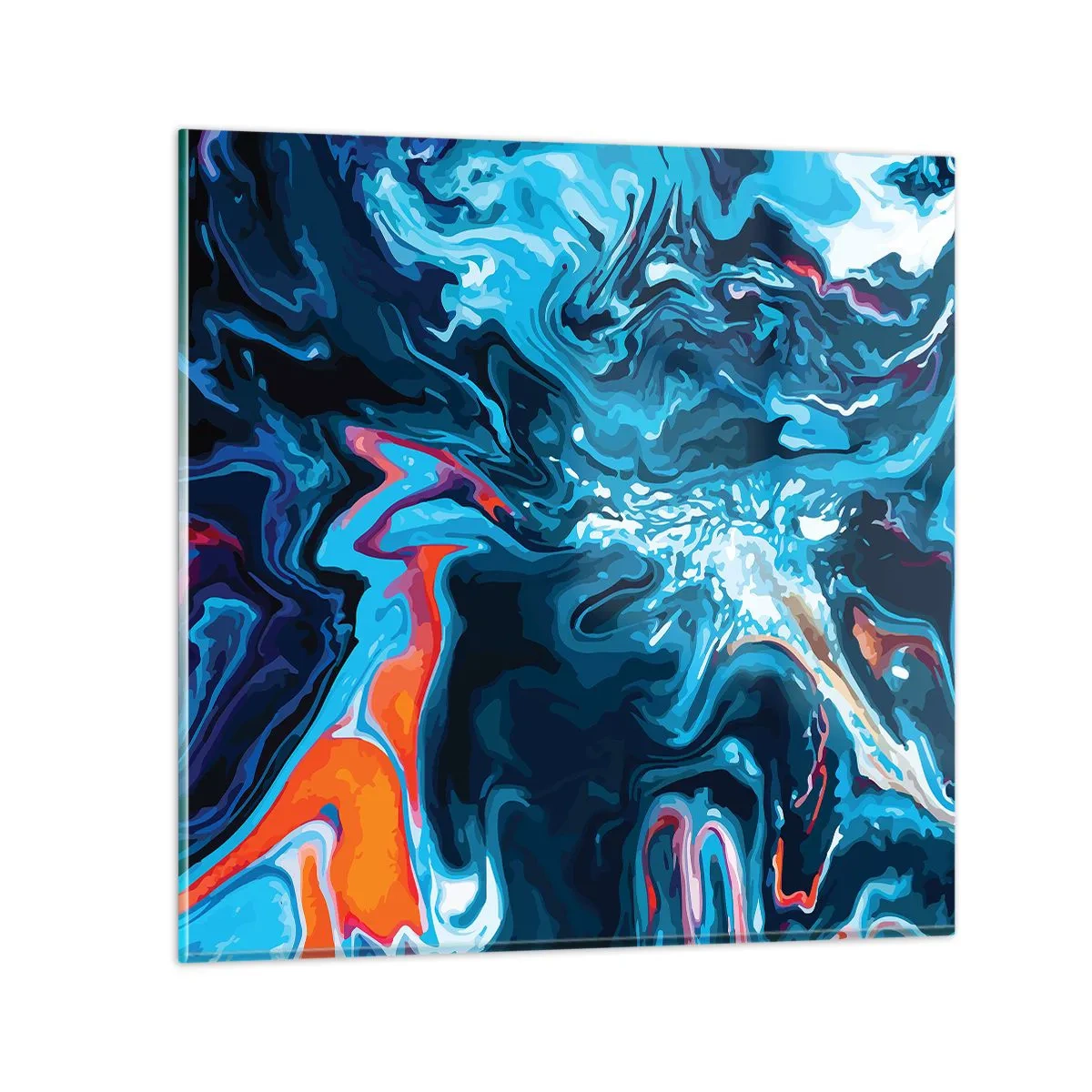 Impression sur verre - Image sur verre - Voyage au centre du ciel - 40x40 cm