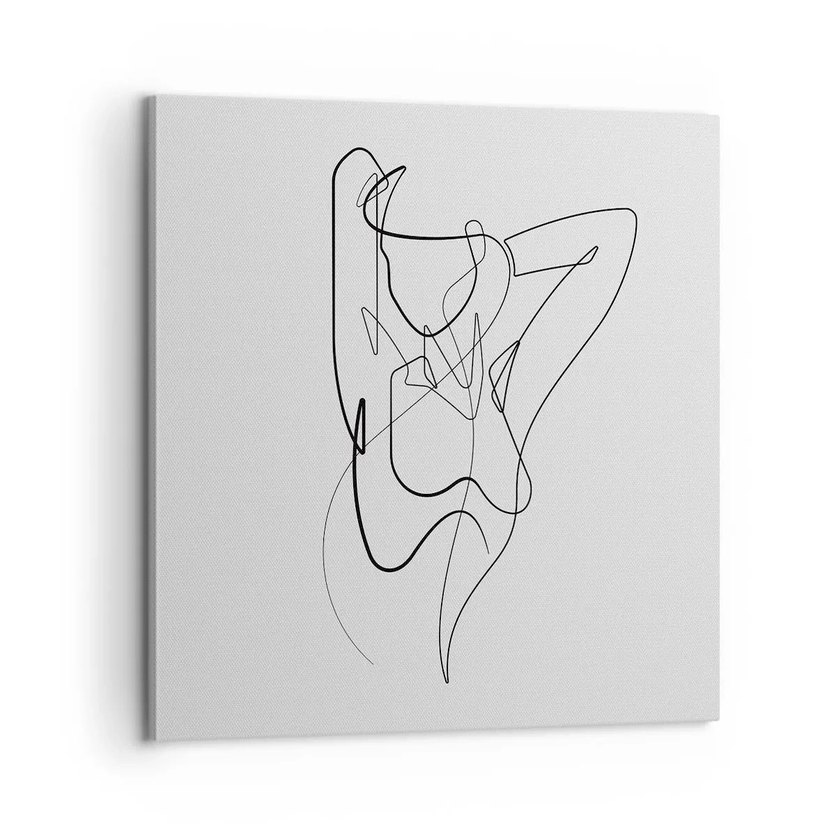 Impression sur toile - Image sur toile - Vraiment, tu es comme ça... - 60x60 cm