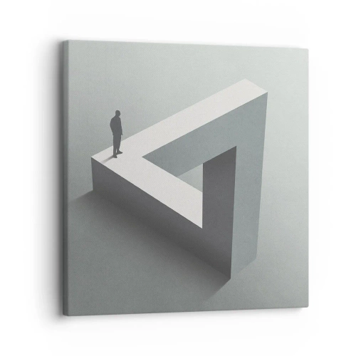 Impression sur toile - Image sur toile - Mais c'est possible - 30x30 cm