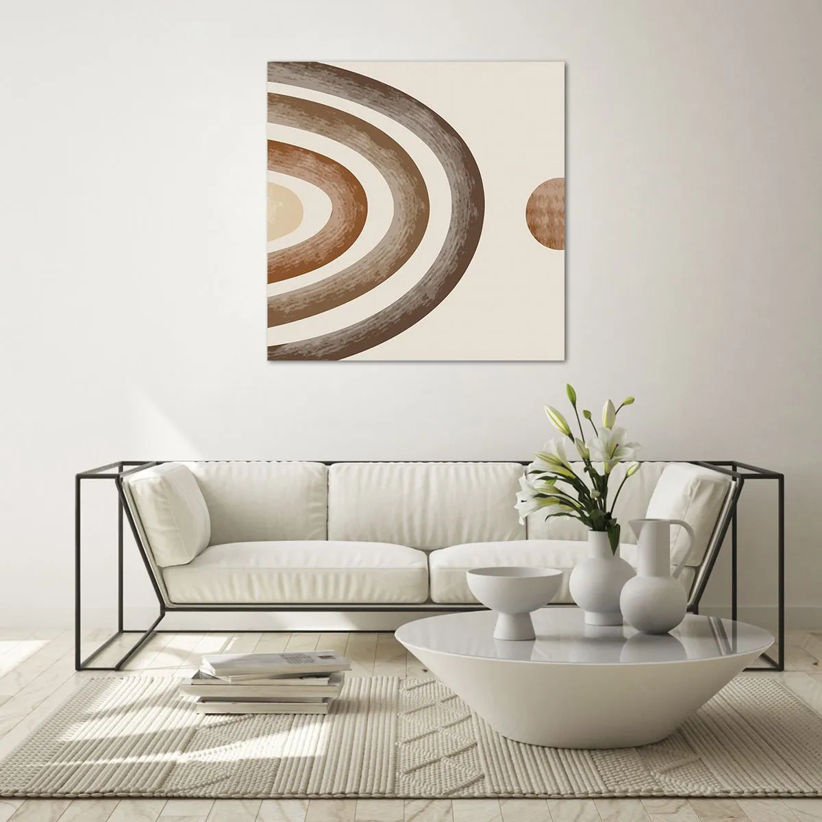 Impression sur verre - Image sur verre - Dans une galaxie lointaine - 70x70 cm