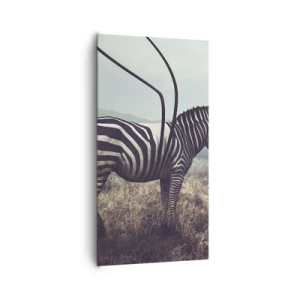 Impression sur toile - Image sur toile - Attention! Malfaçon - 65x120 cm