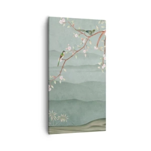 Impression sur toile - Image sur toile - Printemps oh c'est toi - 55x100 cm