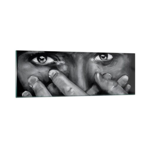Impression sur verre - Image sur verre - Je ne dirai pas qui a peint - 90x30 cm