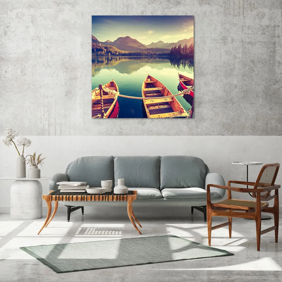 Impression sur verre - Image sur verre - Vivre selon ses règles - 30x30 cm