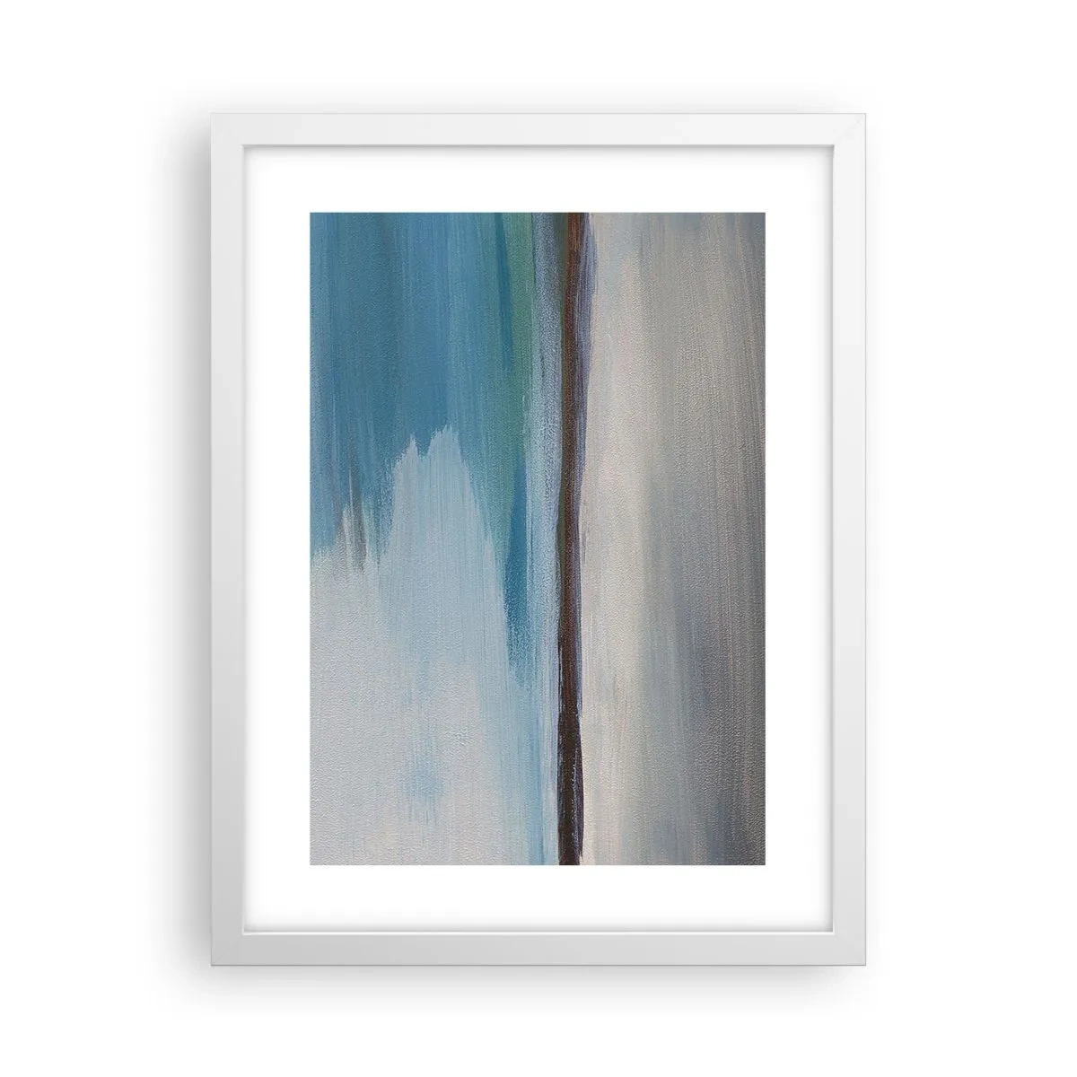 Affiche dans un cadre blanc - Poster - Paysage horizontal - 30x40 cm